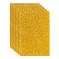 15 StüCk Eva Glitzer-Schaumstoffplatte, GläNzende Folie FüR Basteln, Gold