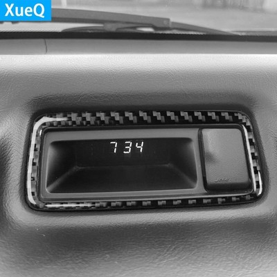 Real Carbon Fiber Console Navigation GPS Panel Cover For Acura Integra 1994-2001