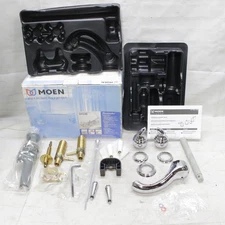 New Moen Monticello 8" Widespread Faucet 4570 Chrome with Valve 84240