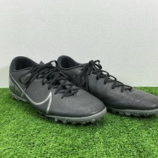 NIKE AT7996-001 Mercurial Vapor Academy 13 Black Soccer Turf Shoes Mens 10
