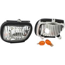 PARTS UNLIMITED 2020-0379 Clear Turn Signal Lenses Clear Mirror Turn Signal