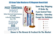 1 Tube 1 Plunger Maxforce FC Magnum Cockroach German Roach Control Gel Bait