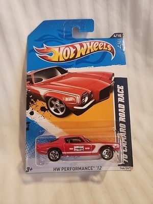 Hot Wheels 2012 HW Performance '70 Camaro Road Race ML #144/247 S# 4/10 V5448