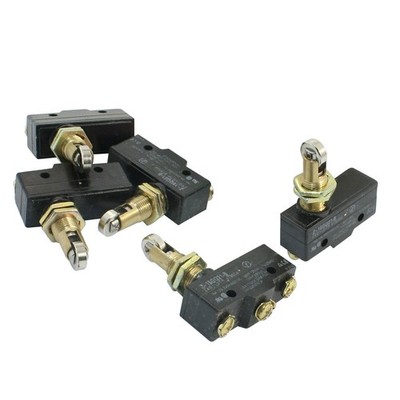 5 Pc  1NO 1NC Panel Mounting Roller Plunger Basic Limit Switch Z-15GQ21-B