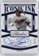 2024 Panini Flawless Iconic Ink Sapphire /15 Cecil Fielder #II-CF Auto