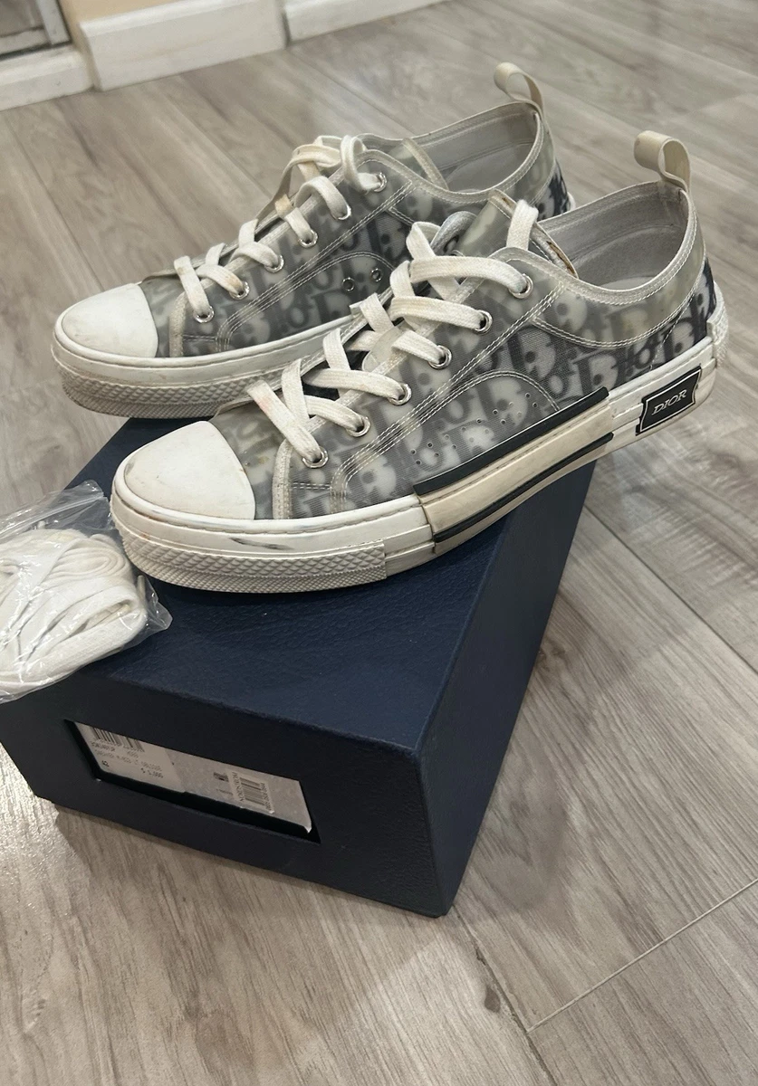 Dior B23 Low White Black | eBay