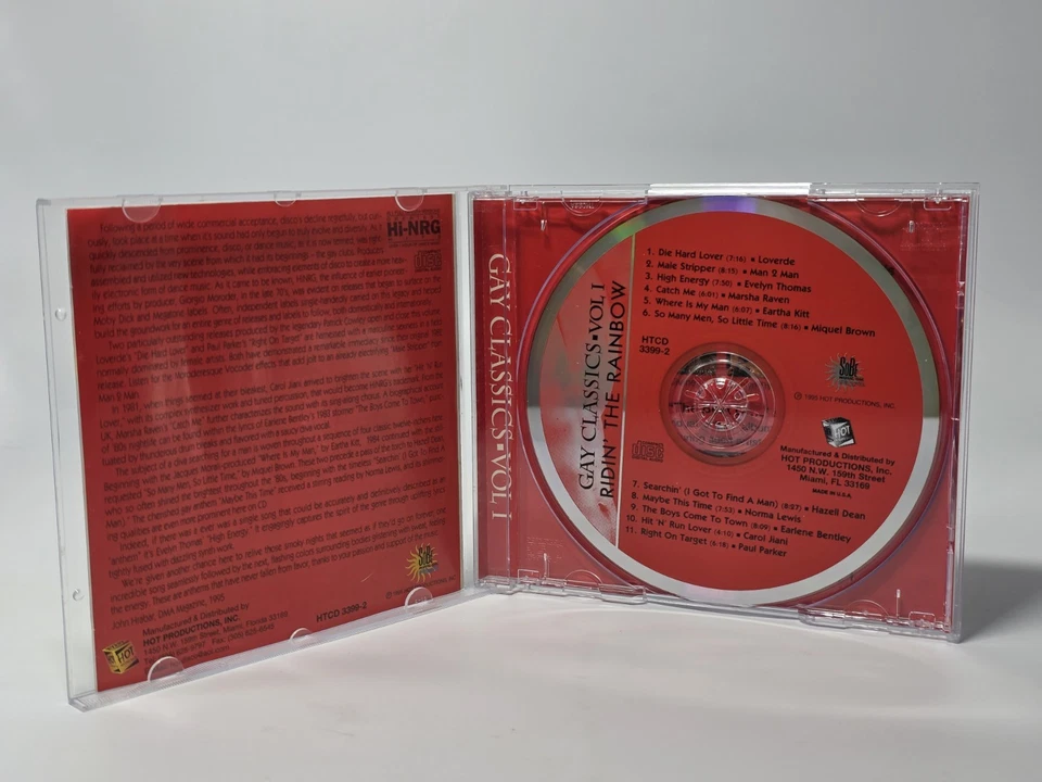 Ridin’ the Rainbow CD Gay Classics Vol 1 Evelyn Thomas Eartha Kitt Hazell Dean - Image 3 of 4