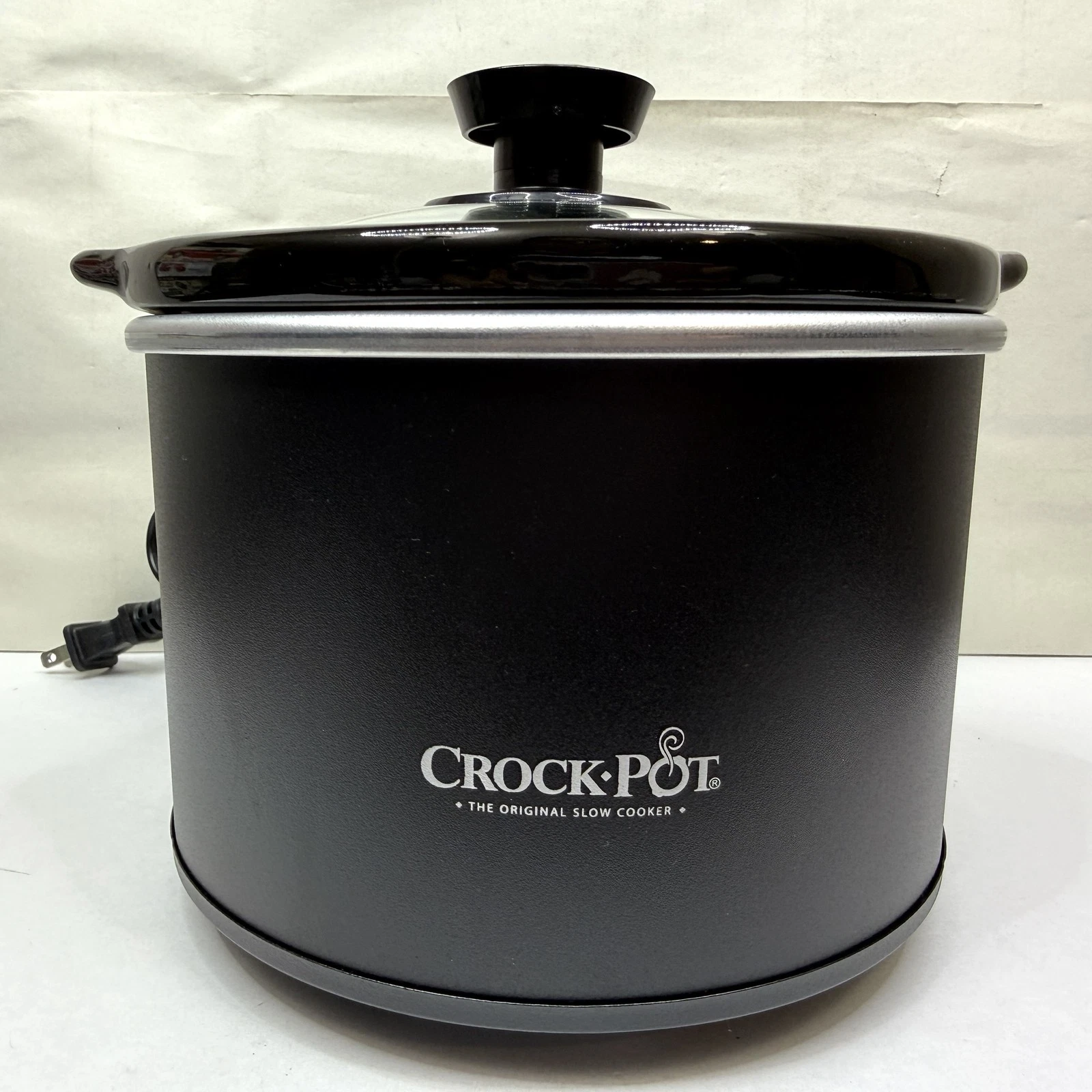 Crock-Pot SCR151-NP 1.5 Quart Slow Cooker Black Removable Stoneware Pot & Glass