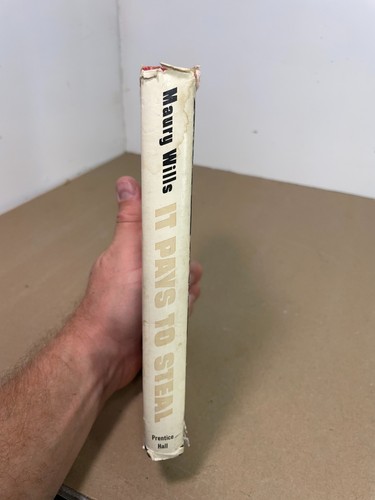 It Pays To Steal Maury Wills 1963 Prentice Hall Hardcover - Foto 2 di 9