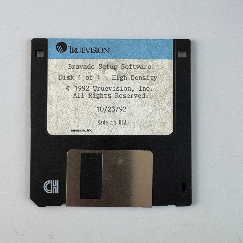 Truevision TARGA M8 Video Capture Board ISA Graphics w/ BRAVADO 16 Box Manual - Image 3 of 4