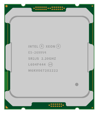 SR2JS Intel Xeon E5-2699 v4 22-Core 2.20GHz 9.60GT/s QPI 55MB L3 Cache Processor