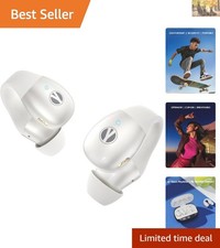 Comfortable Open-Ear Bluetooth 5.4 Earbuds: 44 Hours of Waterproof Fitness Sound