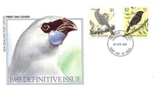 SA26c New Zealand 1985 Native Birds, FDC