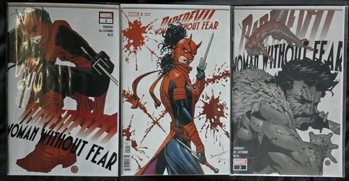 Daredevil Woman Without Fear 1-3 Complete Comic Lot Run Set 1st New Punisher