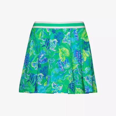 Lilly Pulitzer Women's Size 2XS Silvana Flutter Palm 15 Inch Skort