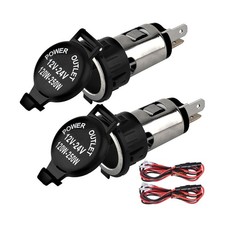 Cigarette Lighter Socket, DC 12V Car Cigarette Lighter,12 Volt Female Power O...