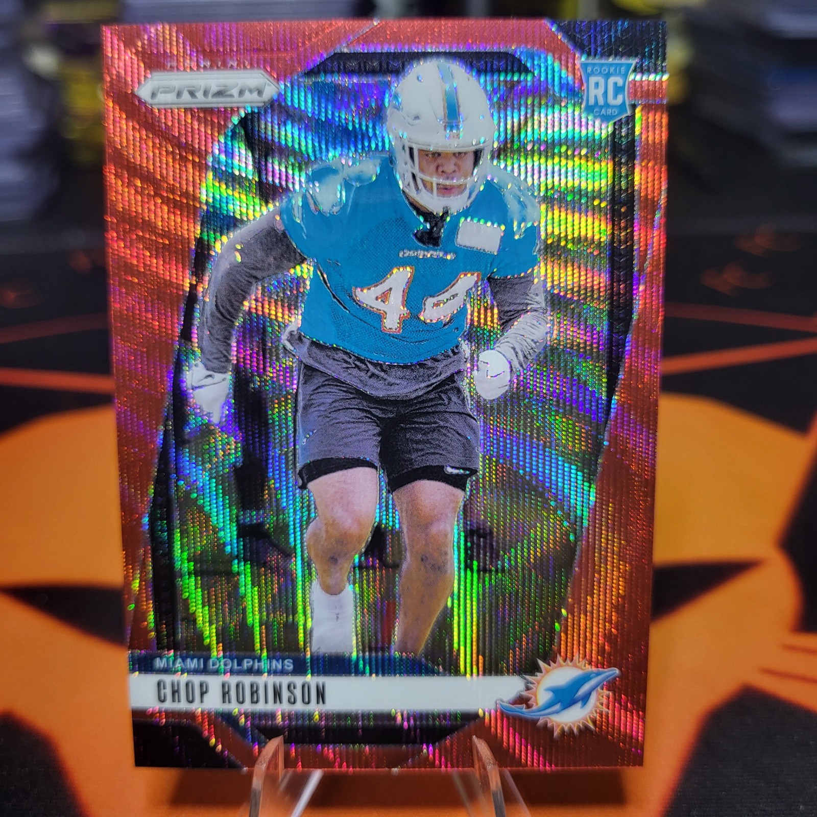 Chop Robinson 2024 Panini Prizm RED WAVE RC #319 Rookie Miami Dolphins 134/149