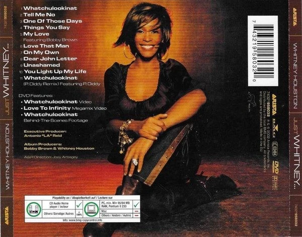 Whitney Houston – Just Whitney... (CD, Arista 74321958032)