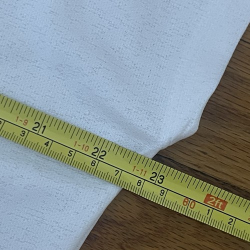 ADIDAS Essential Crew Golf Shirt Size XL White NEW Short Sleeve Athletic Sporty - Picture 8 of 9