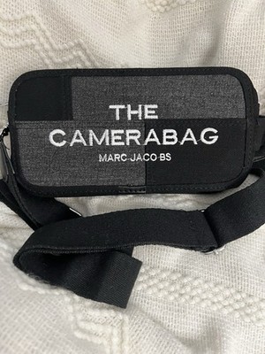 Marc Jacobs The Camerabag Shoulder Bag for Camera Black/Gray Adjustable Zip