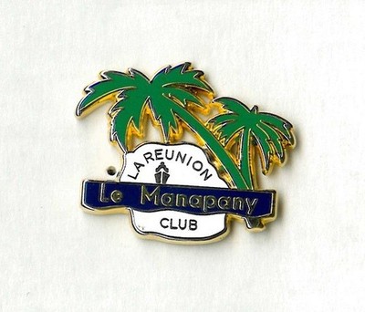 Pin's Insel La Réunion Club Le Manapany Tourismus Palme
