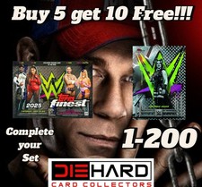 2025 Topps FINEST WWE #1-200 You Pick the Card Buy 5 Get 10 Free