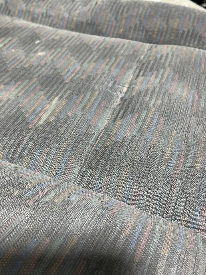 Par de asientos delanteros para conductor y pasajero 03-06 Jeep TJ Wrangler tela de pizarra OEM CC Foto 4 de 4