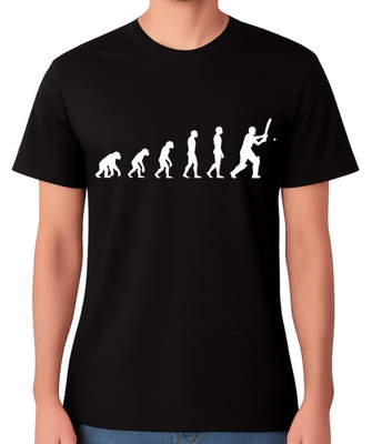 Minimal Cricket Evolution Design Unisex T-Shirt Sport Lover Tee