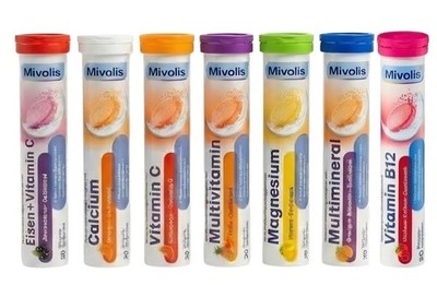 Mivolis Brausetabletten 1er 2er 3er 4er 5er Pack Vitamin C Magnesium Multivitami
