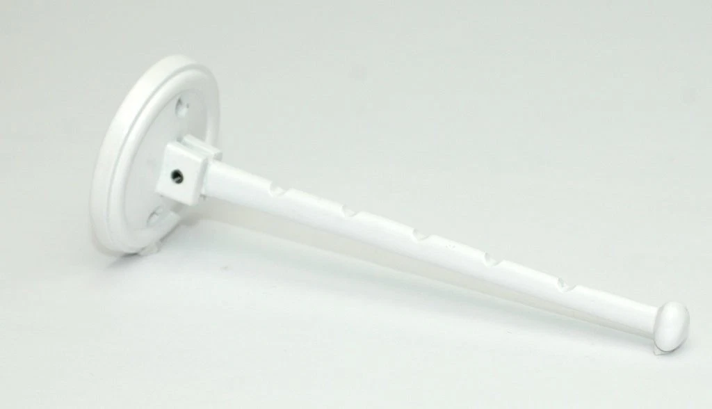 Hook folding hook clothes fan aluminium white length 215 mm diameter 75 mm