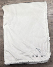 Baby Carter's White Lamb Sheep Plush Baby Blanket
