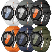 6 Pack Soft Silicone Strap Compatible with Samsung Galaxy Watch 7 40mm 44mm