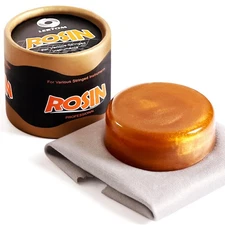 Violin Rosin with Case, Premium Gold Rosin for Violin, Viola  Cello Bows, Per...