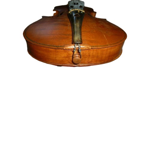 Antique Violin 4/4 Joseph Guarnerius Fecit 1745 IHS & Case With Label - Picture 8 of 13
