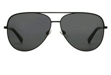 Foster Grant Unisex Aviator Black Sunglasses NEW