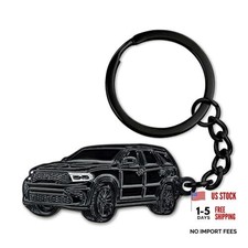 For Dodge Durango Caravan Keychain Metal key chain For Dodge Durango Black