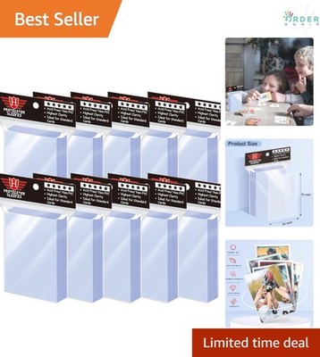 1000 Pcs Card Tloaders Soft Sleeves Protectors Plastic Holders for MTG Sports