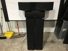5-Piece Klipsch Home Theater Speaker Set (2x SF-2, 2x SS-1, 1x SC-1)