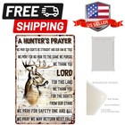 Hunting Signs for Room Deer Hunting Prayer Metal Tin Sign Wall Decor Retro Si...