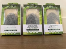 3 x 2pc Sets Ecotools Rose Charcoal Infused Clean Planet Facial Sponges - 7540