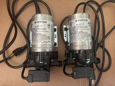 (2)Shurflo 2088-594-144  Diaphragm Pumps, 3.0GPM, 115V w/cord, Used Sell 4 parts