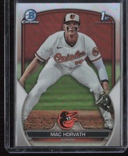 2023 Bowman Chrome #BDC-90 Mac Horvath Refractor