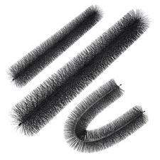 Uimoso 10 Pcs Gutter Guard Brush 30FT Total Bristle Leaf Guard Fit 5 inch Gutter