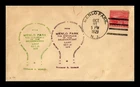 FIRST DAY COVER 50TH ANNIVERSARY INCANDESCENT LAMP 1929 MENLO PARK NEW JERSEY
