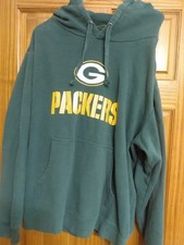 GREEN BAY PACKERS JERSEY HOODIE SWEATSHIRT XL Pullover Football Look