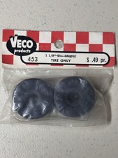 Vintage NOS Veco Products 453 - 1 1/8 Dia. Sponge Tire Only 1/24 Slot Cars