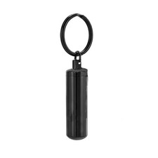 Cremation Jewelry for Pet Ashes Cylinder Urn Keyring Customize Memorial Loc - 01