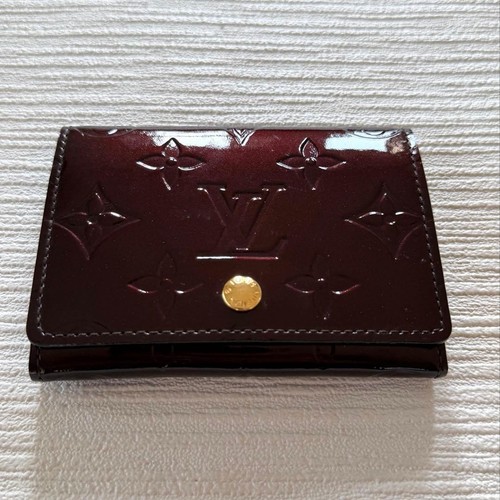 Louis Vuitton Monogram Business Card Holder Card Case Amarant Shipped from Japan - Picture 1 of 14