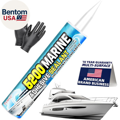 5200 Marine Sealant for Boats & Rvs-Fast-Cure (30 Mins), Waterproof, Uv-Resistan