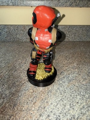 Deadpool controller/phone holder. Marvel Cableguys. Good shape. About 9 '' High.